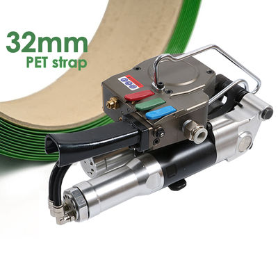 kopen 6KN Spanning Pneumatisch Plastic Strapping Tool PET Gordel Verpakking 25mm 32mm PET Tape online manufacture