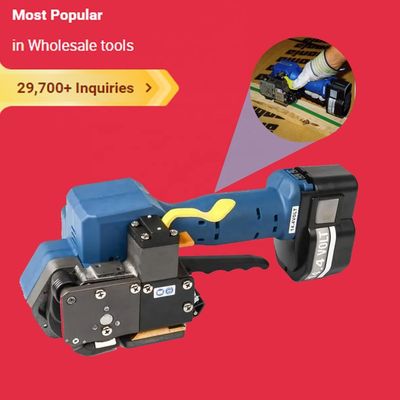 kopen 220V oplaadbare batterij aangedreven bandenbandbandband 0,5 mm palletbandenapparatuur online manufacture
