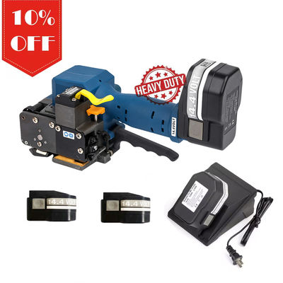 kopen Batterij pallet strapper karton plastic band strapping verpakkingsinstrument baksteen PP PET bundeling Spanningsmachine elektrische strapping online manufacture