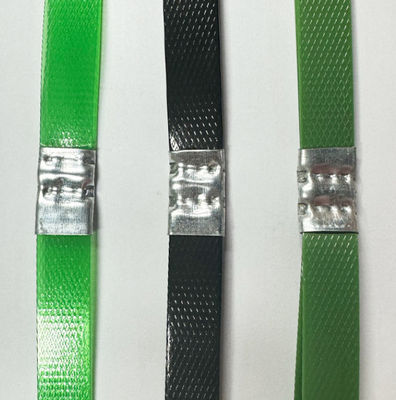 kopen Veiligheid en verpakking met PET-banden Sterke treksterkte Lage verlenging Temperatuurbestendig Flexibel en zuinig online manufacture