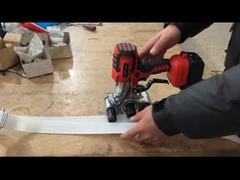 Een moeiteloze en handige, op batterijen aangedreven plastic bandenmaker voor snelle banden